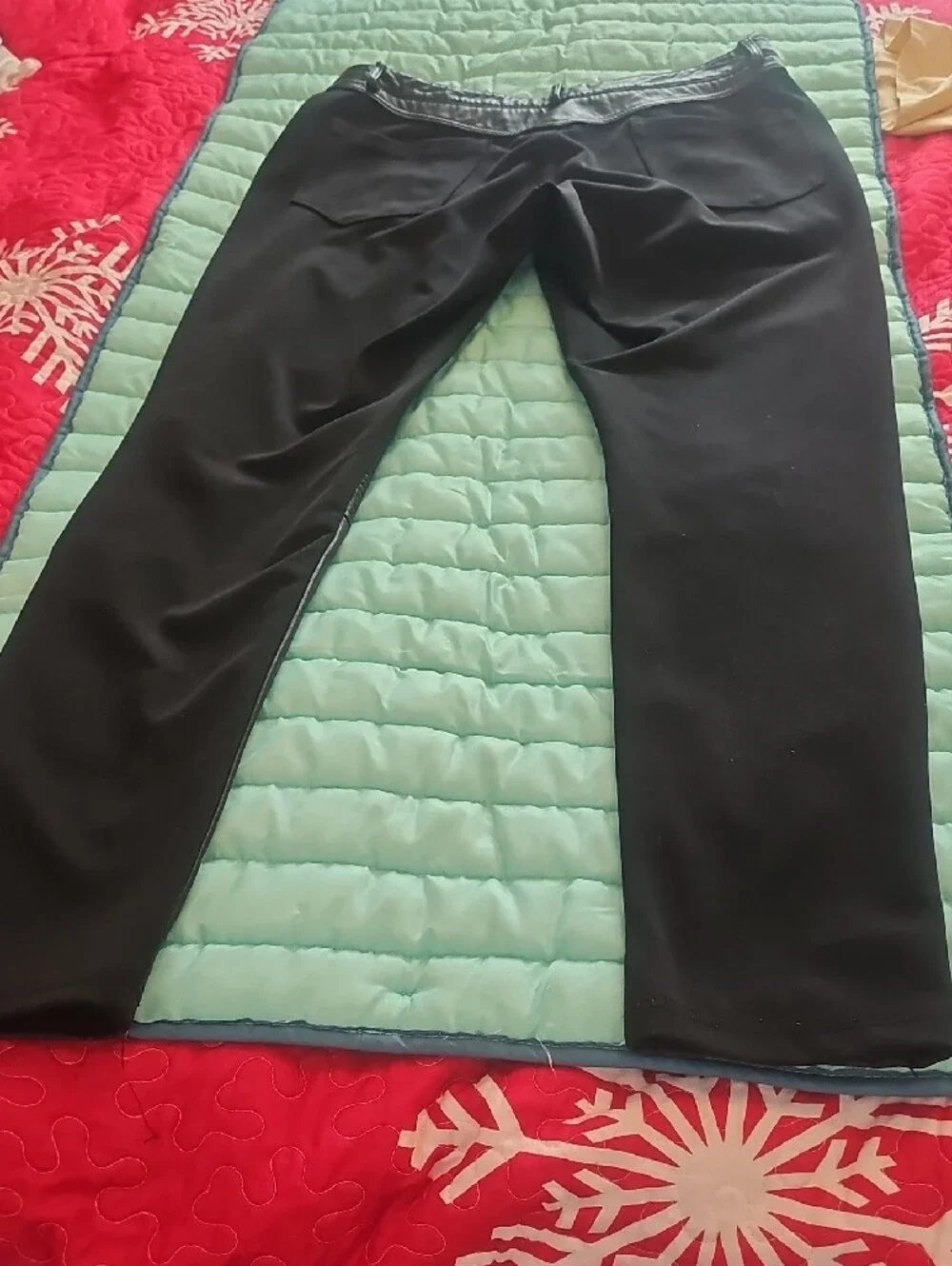 Cache Women’s Black Genuine Leather Front Pants - 100% Polester Lining.